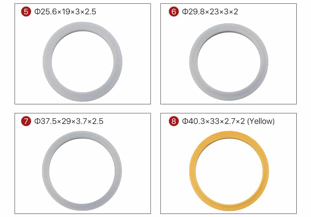 Rubber Seal Ring 32 x 24 x 3.6 x 2.7 for Raytools or Precitec Laser Head